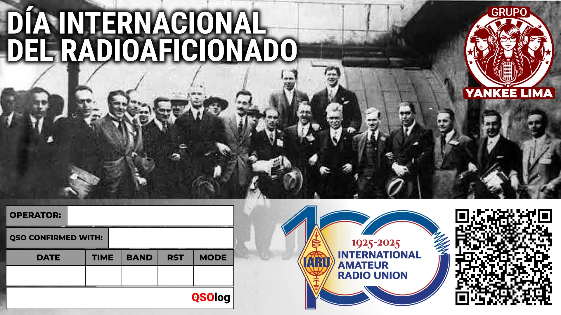 Día Internacional del Radioaficionado 2025 - 100 años de la IARU